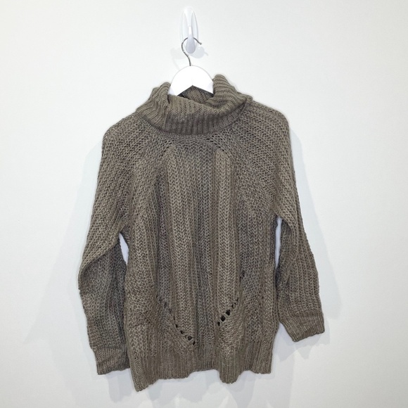 Cloth by Design Pointelle Turtle Neck Knit Sweater - Picture 2 of 9